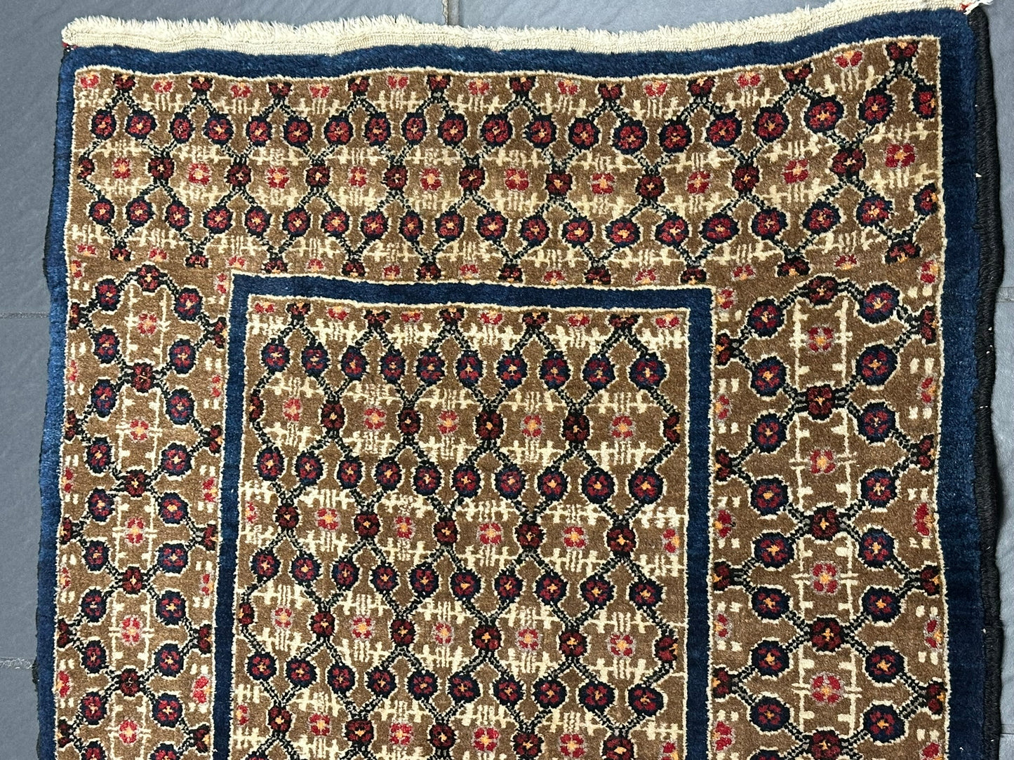 handgeknüpfter Perser Teppich – Hamadan Bidjar Art Deco 110x79cm