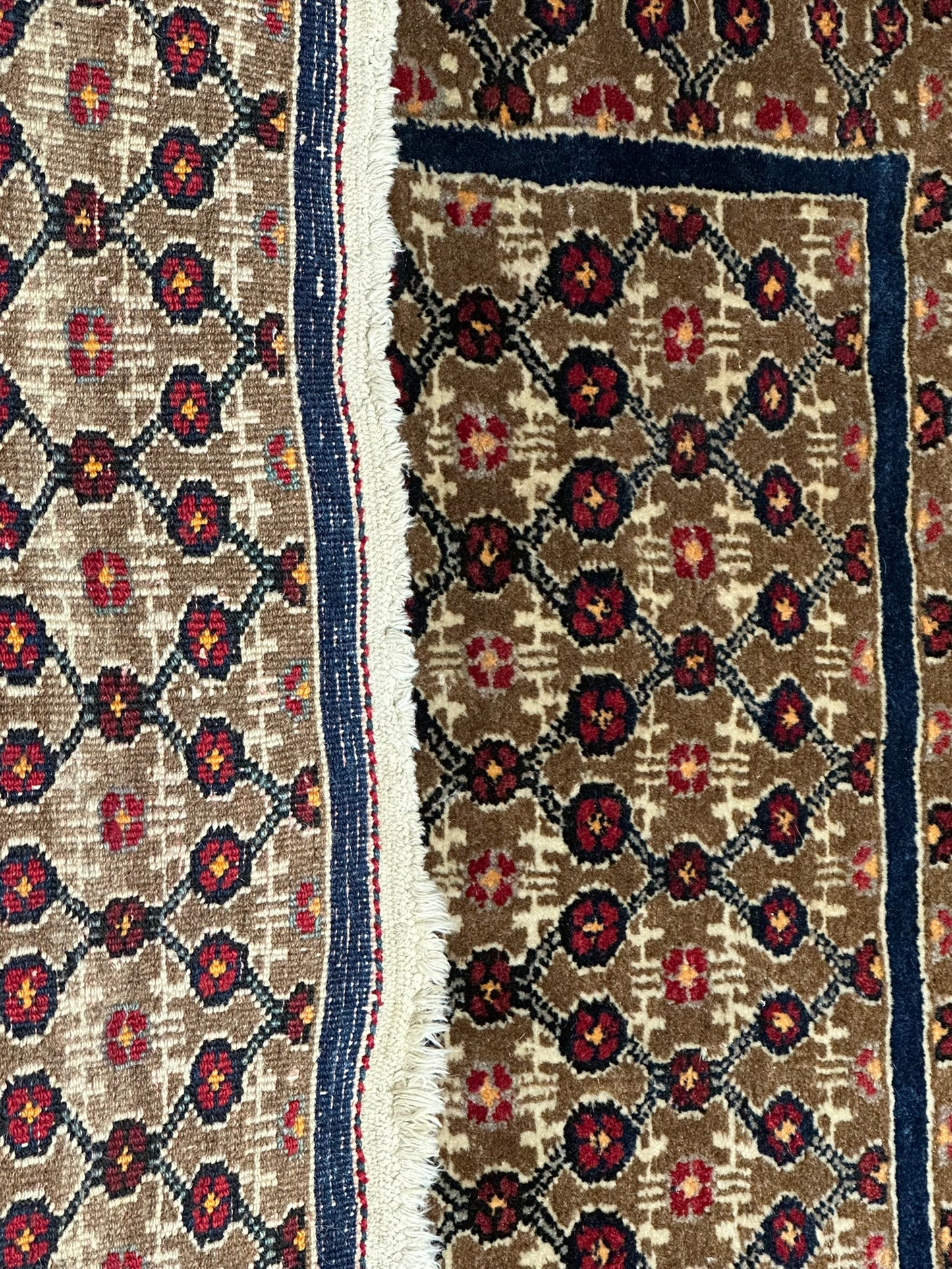 handgeknüpfter Perser Teppich – Hamadan Bidjar Art Deco 110x79cm