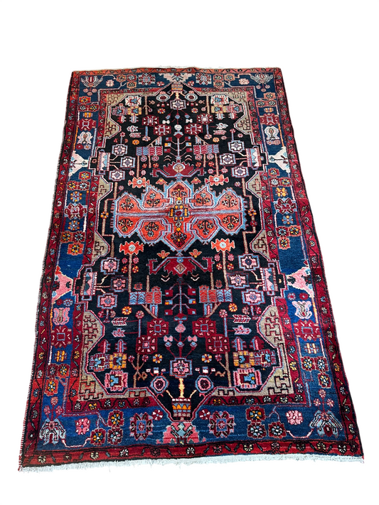 Orientteppich handgeknüpft Malayer Naturfarben 245x150 cm
