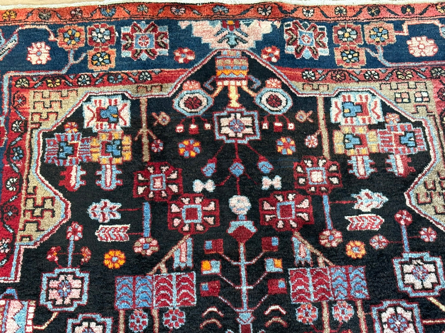Orientteppich handgeknüpft Malayer Naturfarben 245x150 cm