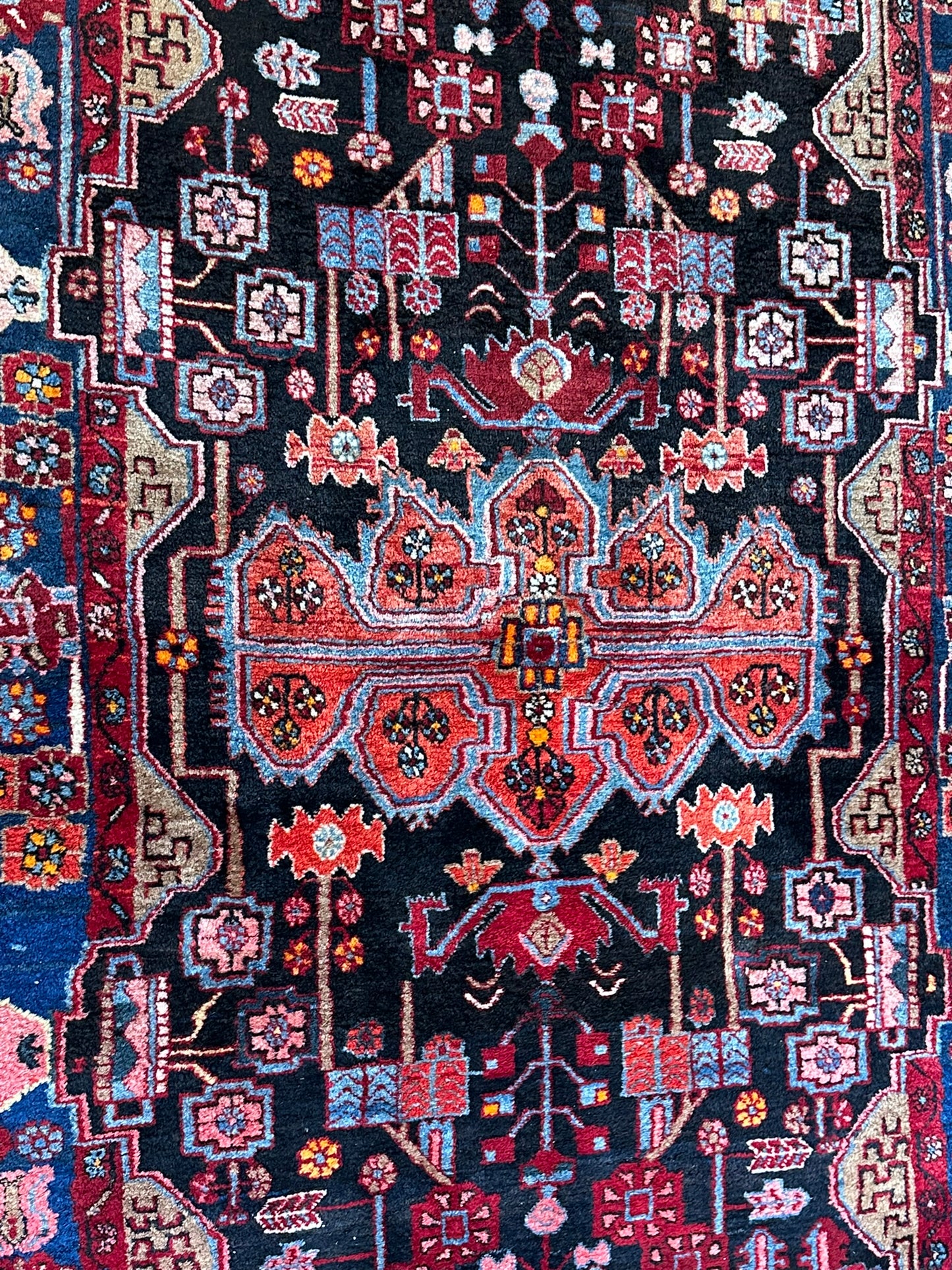 Orientteppich handgeknüpft Malayer Naturfarben 245x150 cm