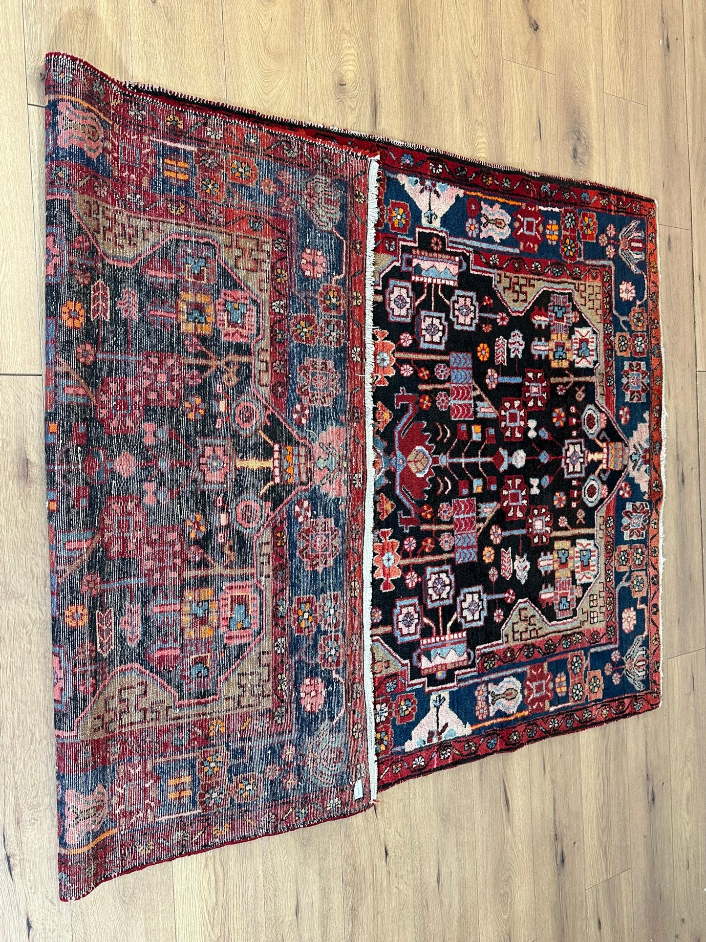 Orientteppich handgeknüpft Malayer Naturfarben 245x150 cm