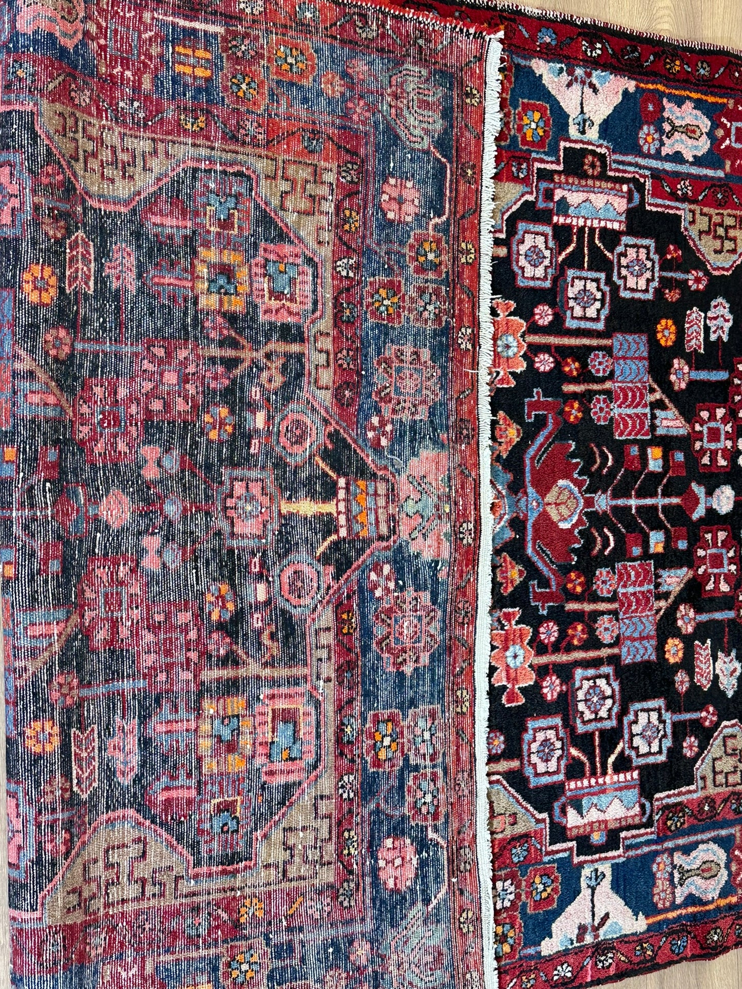 Orientteppich handgeknüpft Malayer Naturfarben 245x150 cm