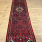 Orientteppich handgeknüpft Hamadan Läufer Wolle 325x85 cm
