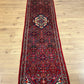 Orientteppich handgeknüpft Hamadan Läufer Wolle 325x85 cm