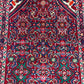 Orientteppich handgeknüpft Hamadan Läufer Wolle 325x85 cm