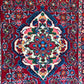 Orientteppich handgeknüpft Hamadan Läufer Wolle 325x85 cm
