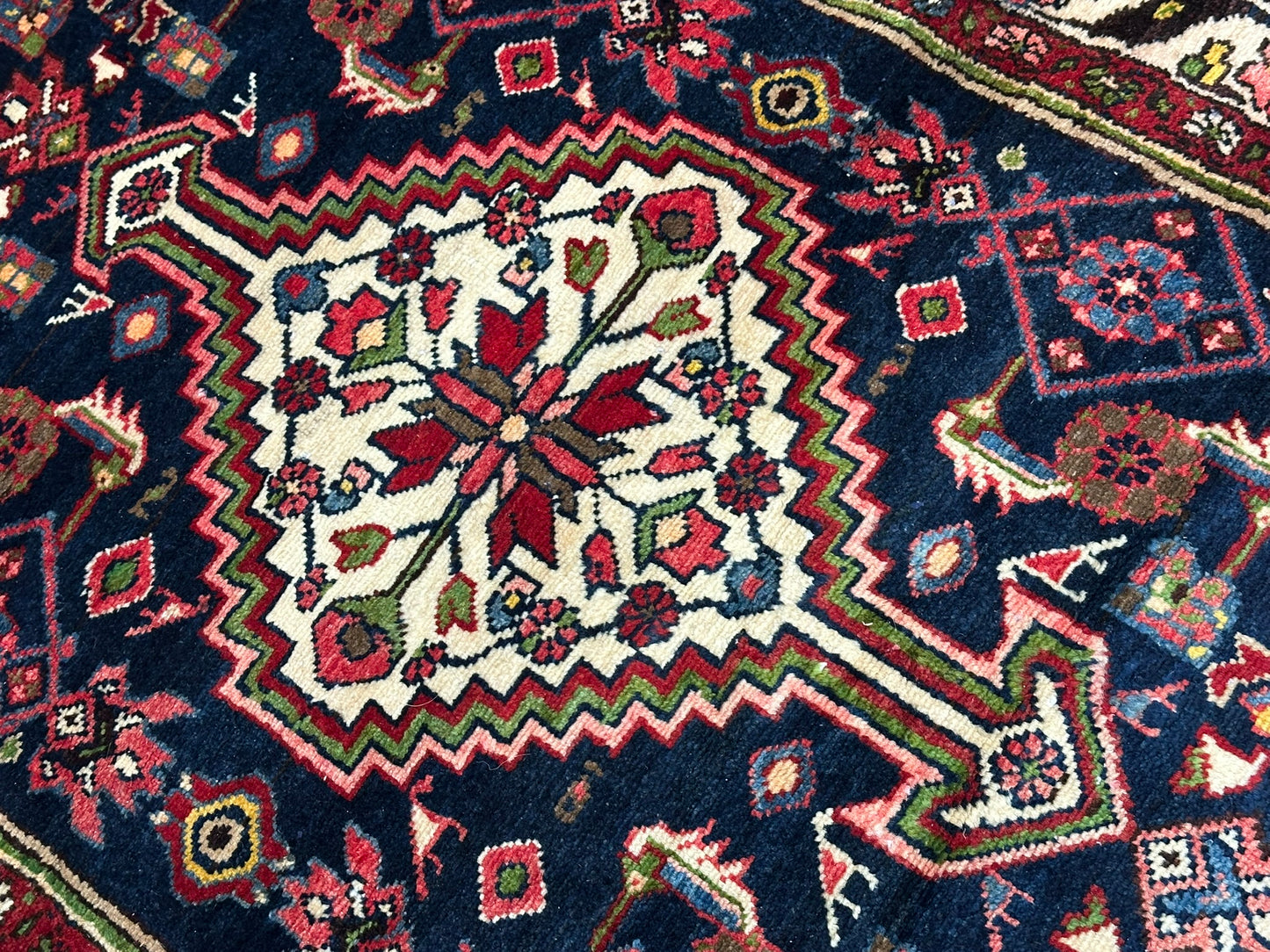 Handgeknüpfter Perser Teppich – Malayer Läufer Naturfarben 428X113CM