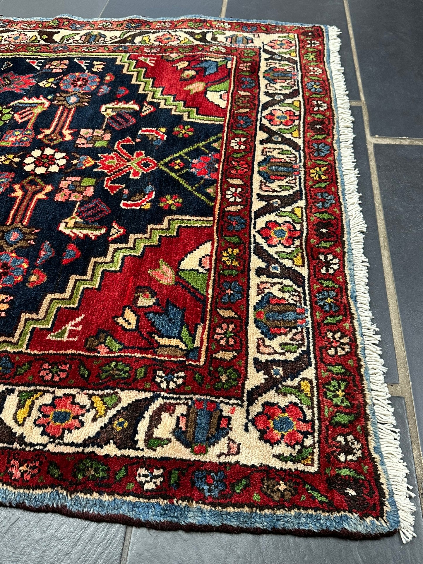 Handgeknüpfter Perser Teppich – Malayer Läufer Naturfarben 428X113CM
