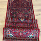 Orientteppich handgeknüpft Hamadan Läufer Wolle 325x85 cm