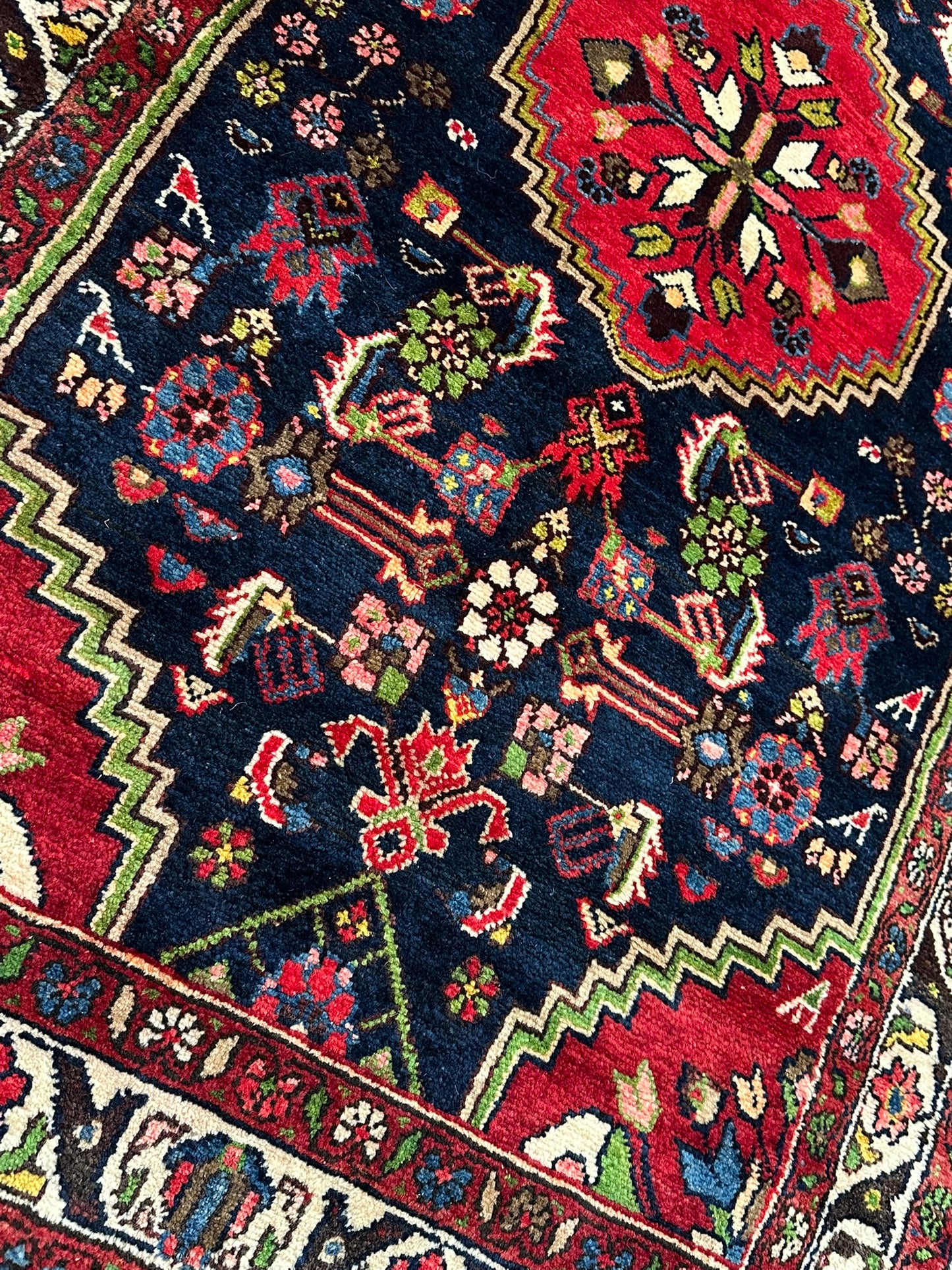 Handgeknüpfter Perser Teppich – Malayer Läufer Naturfarben 428X113CM