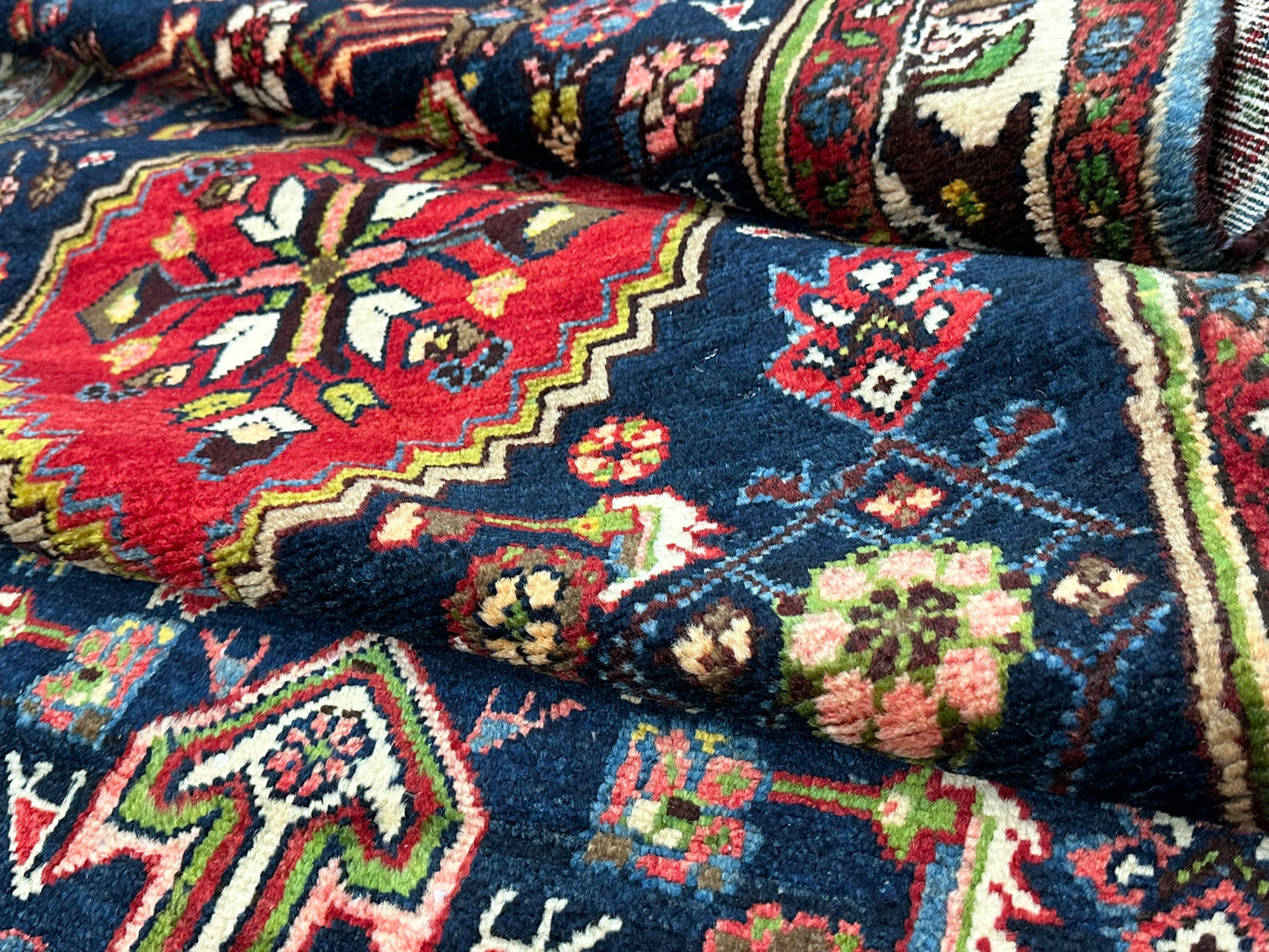 Handgeknüpfter Perser Teppich – Malayer Läufer Naturfarben 428X113CM