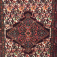 Orientteppich handgeknüpft Hamadan Läufer Wolle 215x80 cm