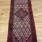 Orientteppich handgeknüpft Hamadan Läufer Wolle 215x80 cm