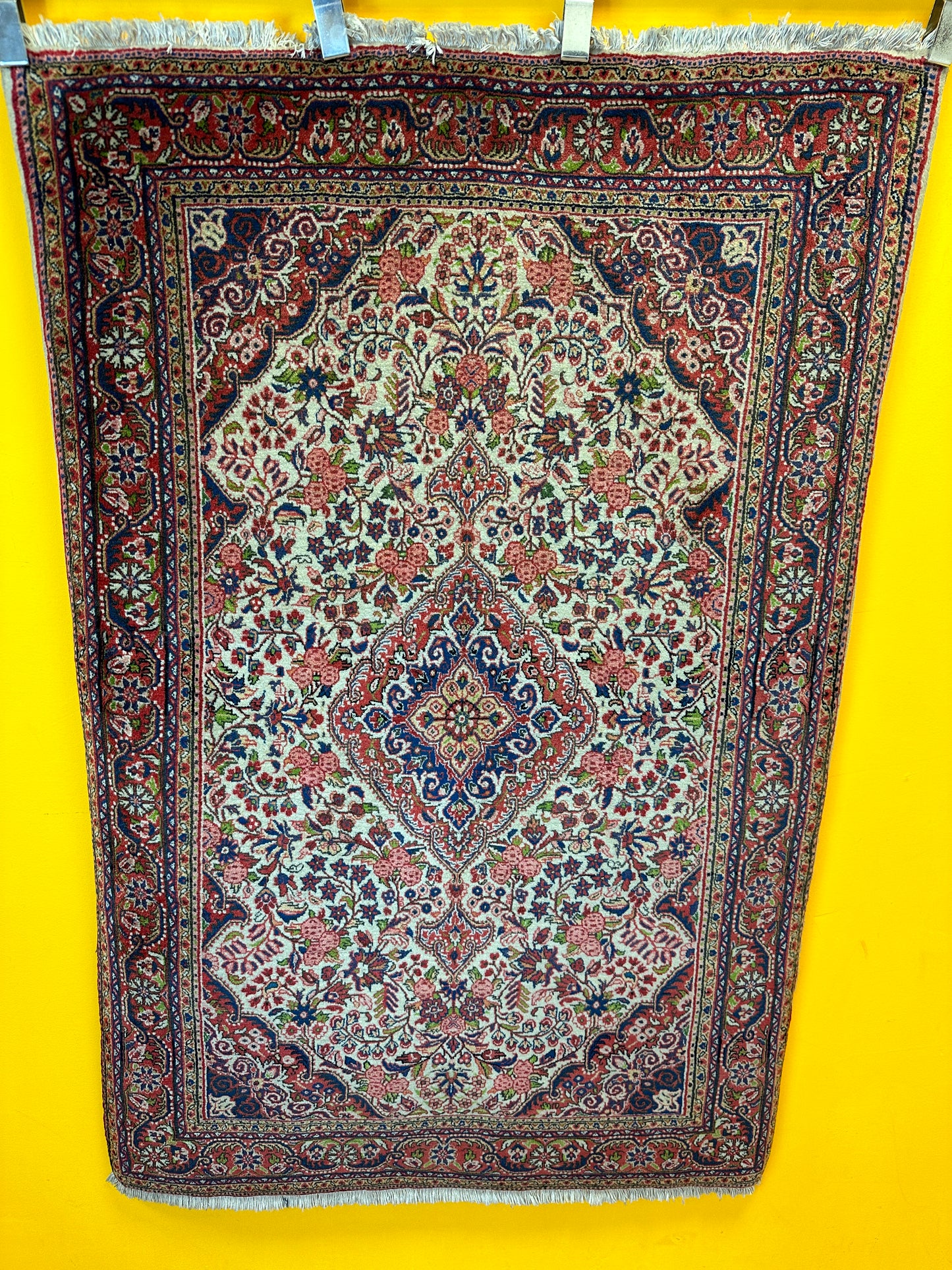 Handgeknüpfter Perser Orientteppich "Malayer Sarouck" 154x103 cm