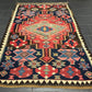 Handgeknüpfter Perser Teppich – Sumack Kelim Art Deco Naturfarben 210X127CM