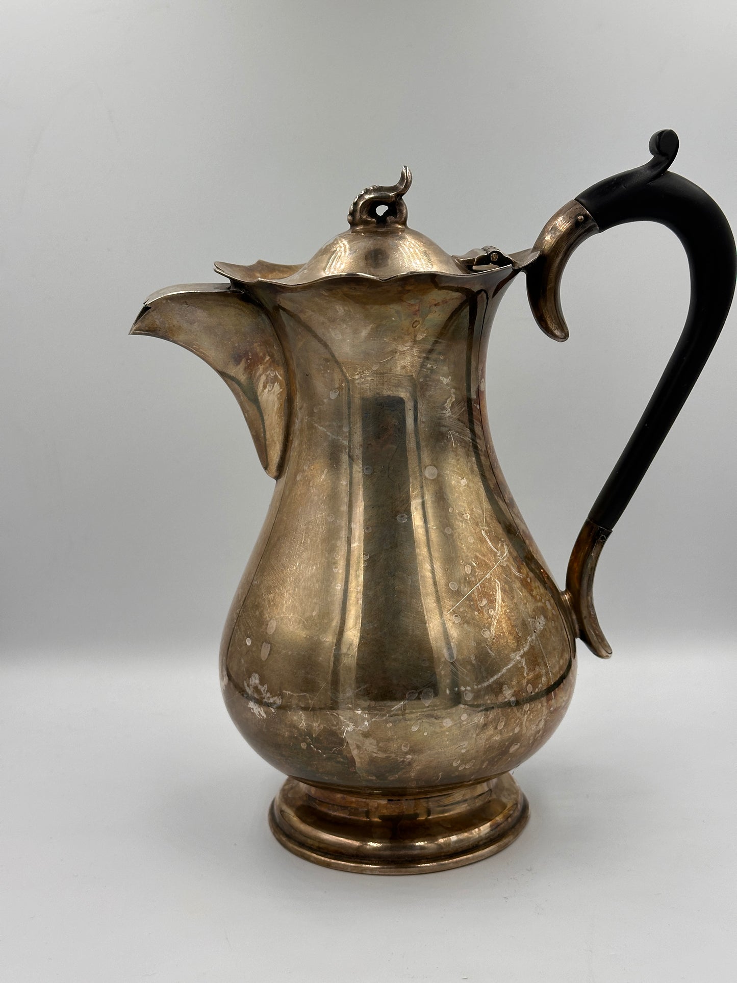 Antike Silber Teekanne oder Sahnekännchen mit Griff