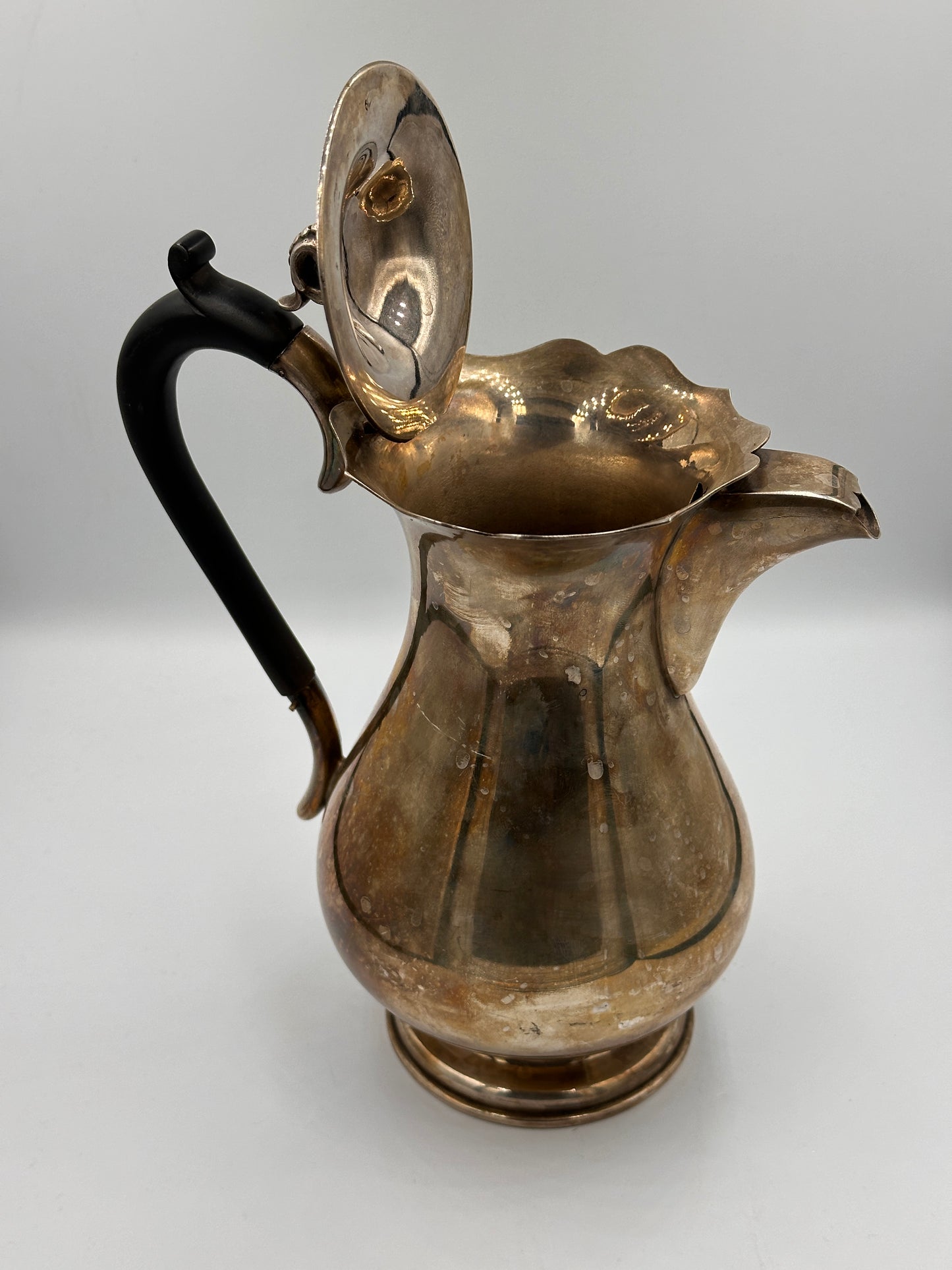 Antike Silber Teekanne oder Sahnekännchen mit Griff