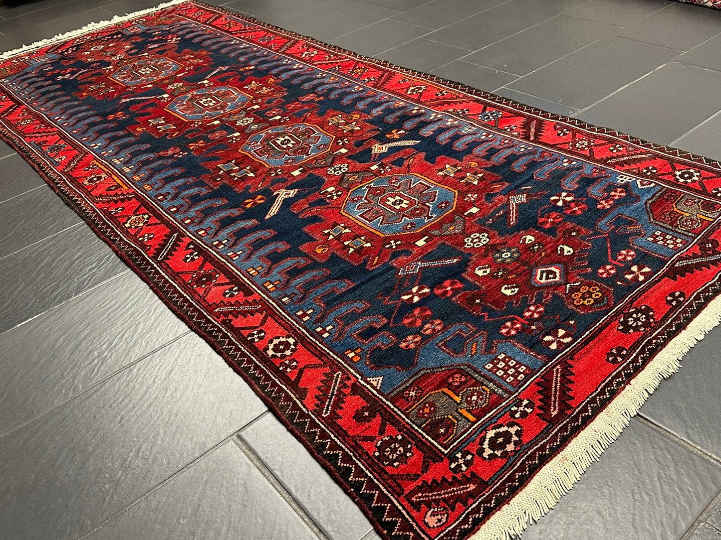 Handgeknüpfter Perser Teppich – Bidjar Zanjan Naturfarben Neu 304X127CM