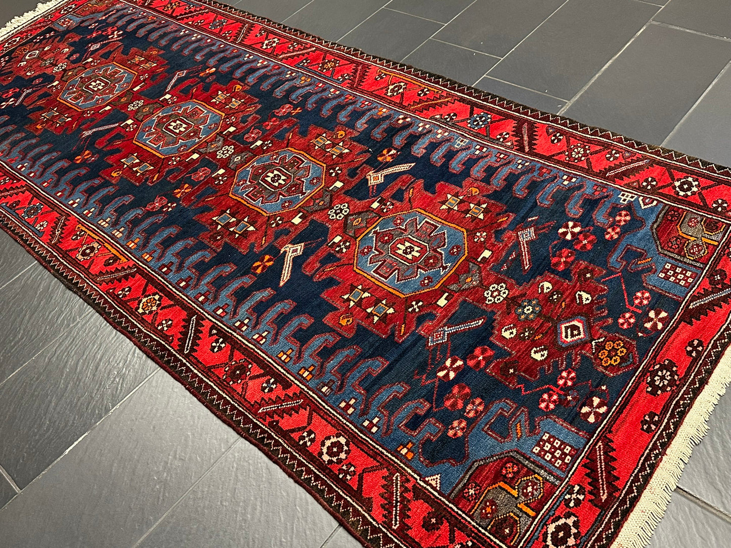 Handgeknüpfter Perser Teppich – Bidjar Zanjan Naturfarben Neu 304X127CM