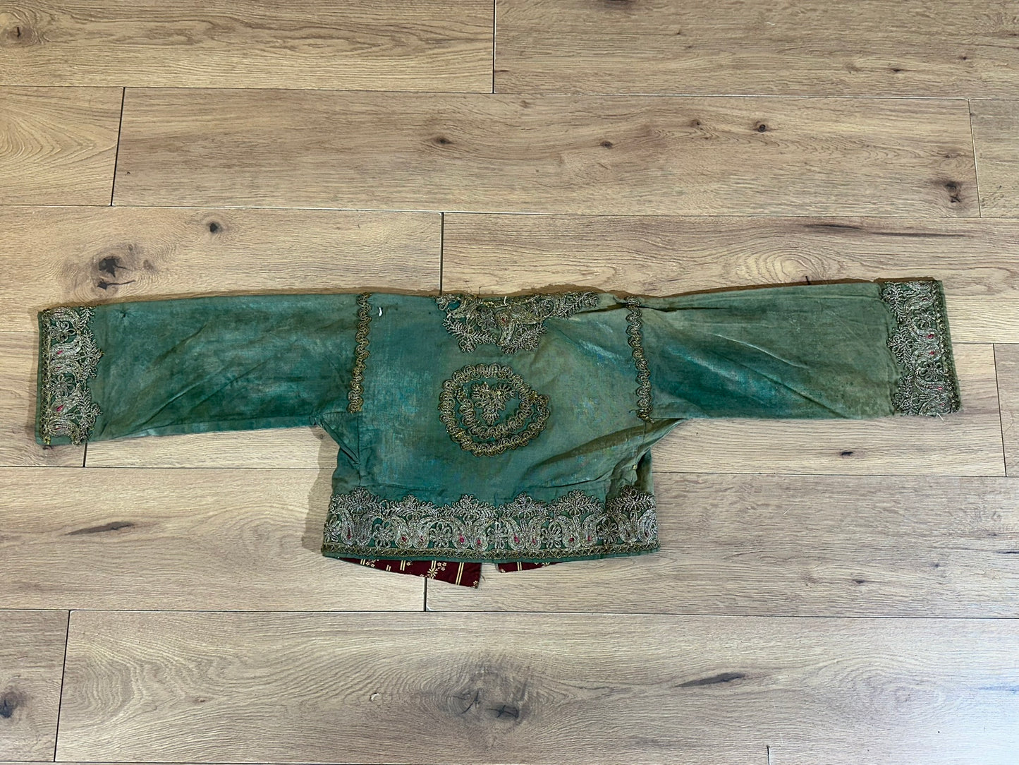 Orient Antike Osmanische Jacke Textil Handgestickt 130x40 cm