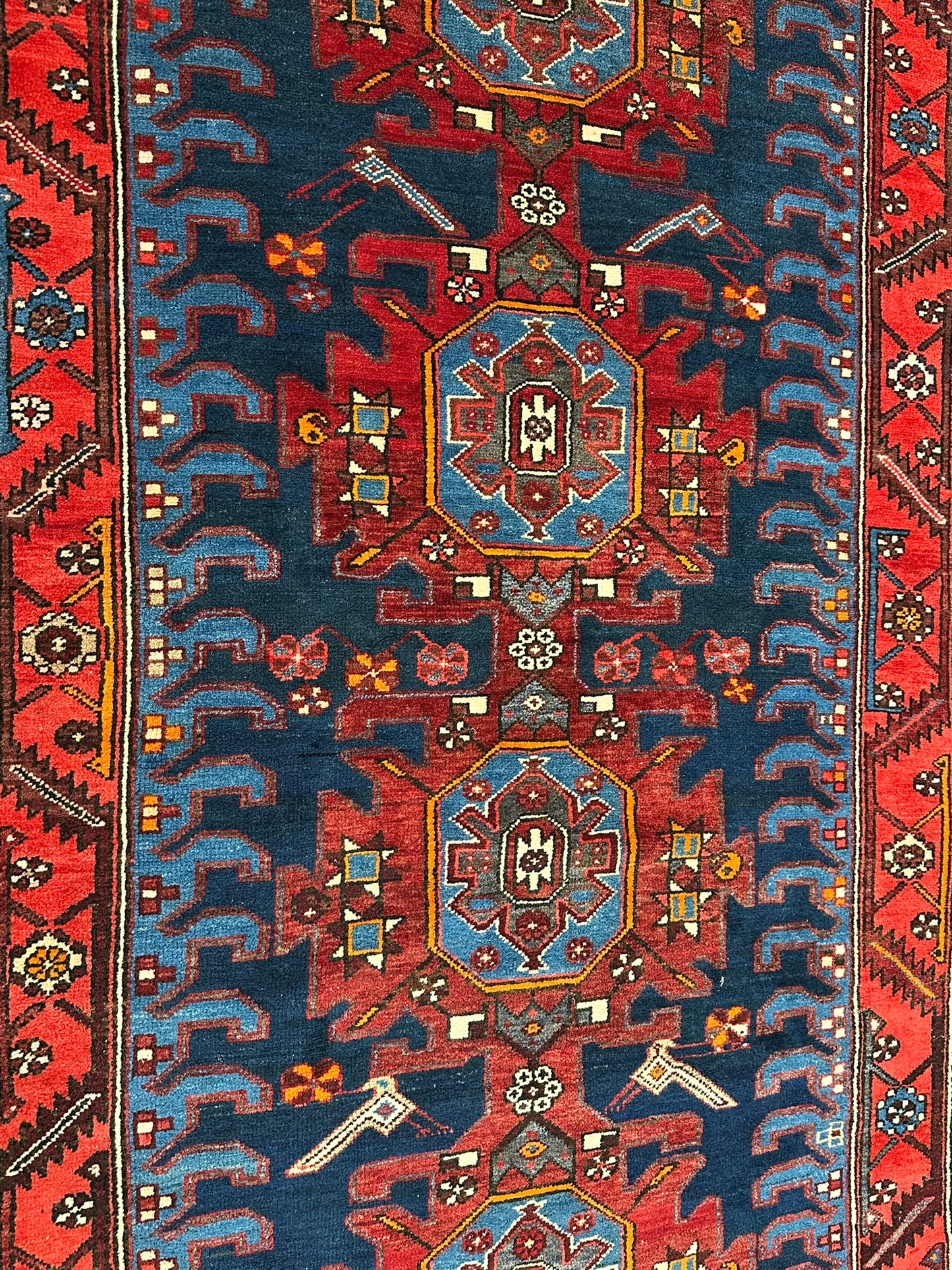 Handgeknüpfter Perser Teppich – Bidjar Zanjan Naturfarben Neu 304X127CM