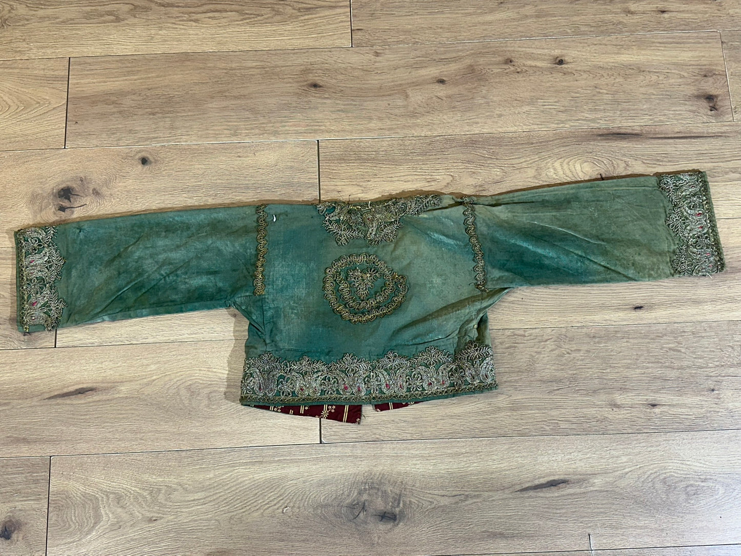 Orient Antike Osmanische Jacke Textil Handgestickt 130x40 cm