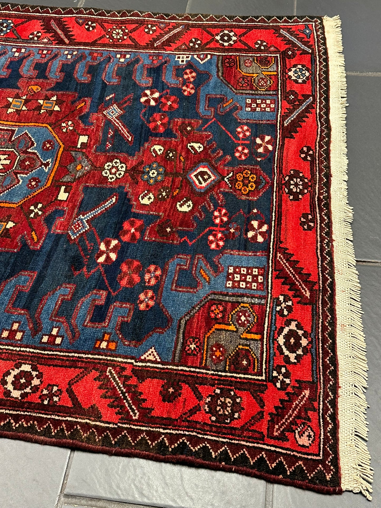 Handgeknüpfter Perser Teppich – Bidjar Zanjan Naturfarben Neu 304X127CM