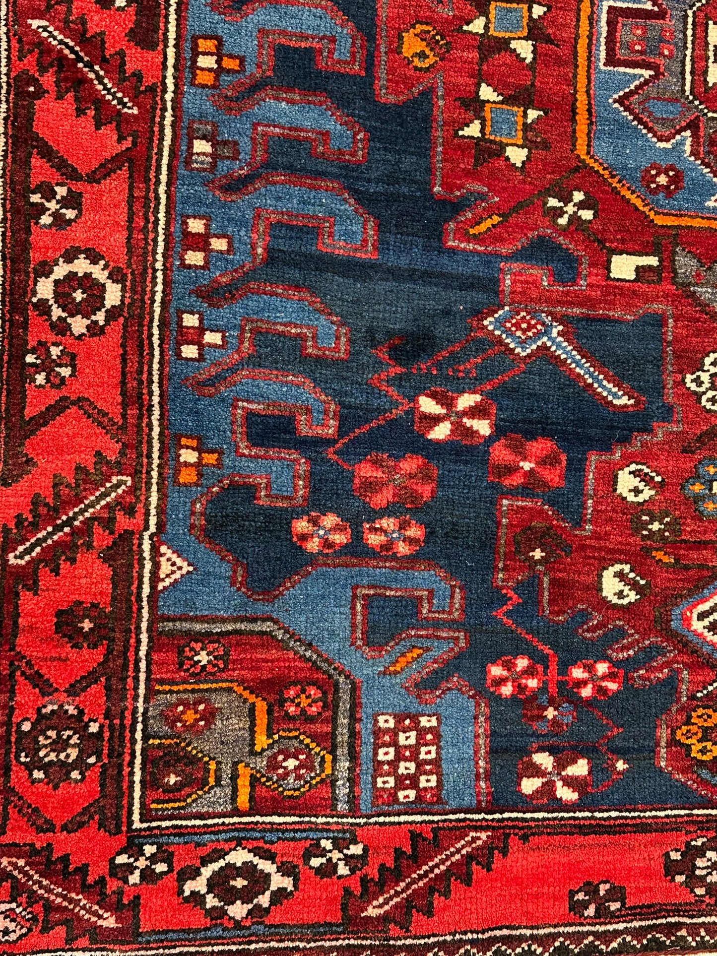Handgeknüpfter Perser Teppich – Bidjar Zanjan Naturfarben Neu 304X127CM