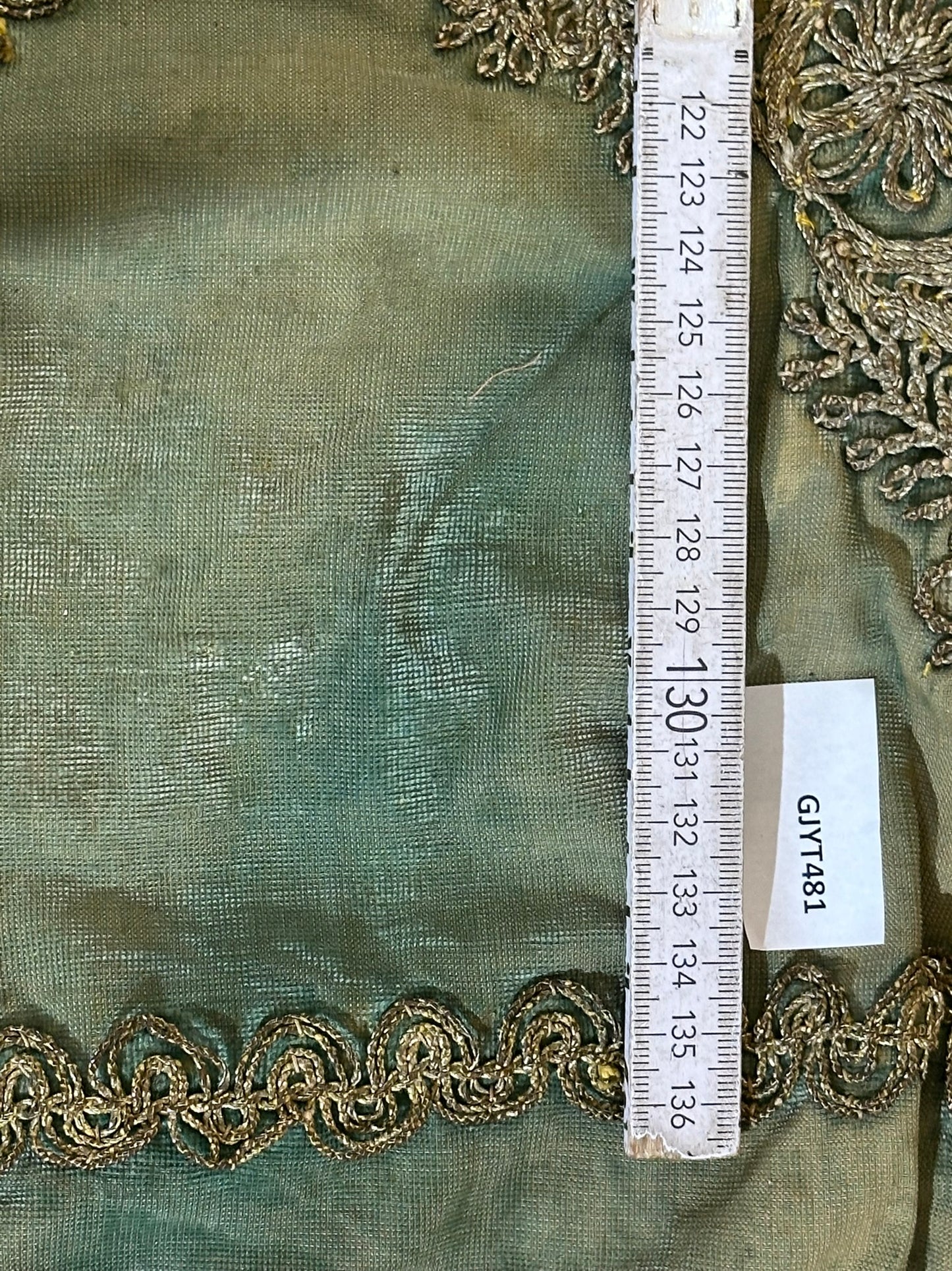Orient Antike Osmanische Jacke Textil Handgestickt 130x40 cm