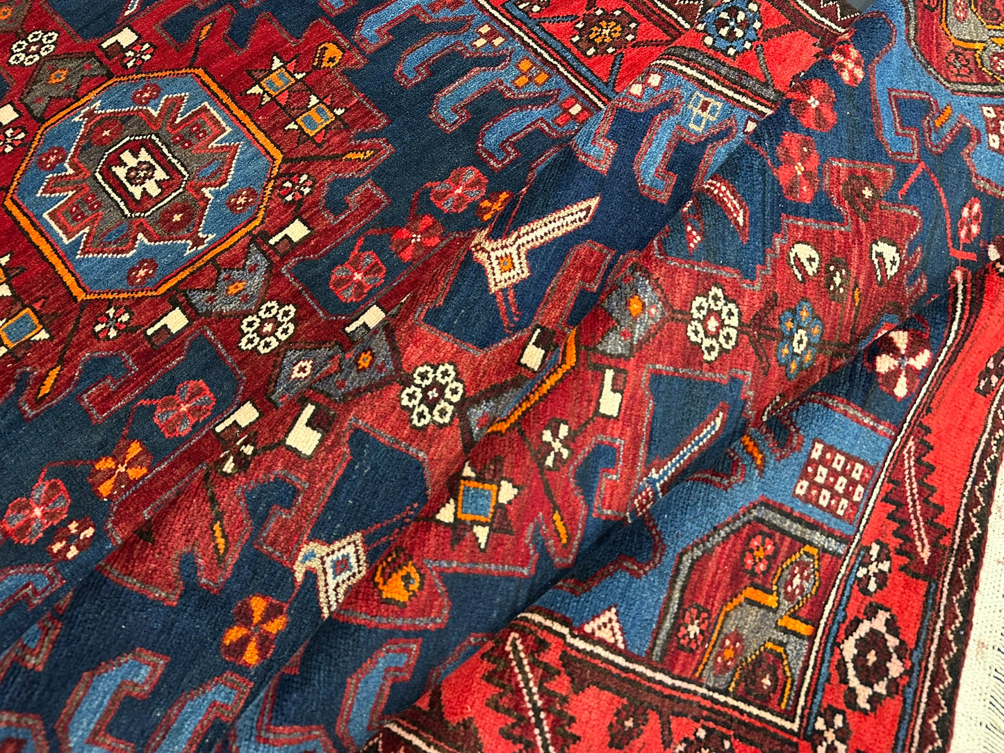 Handgeknüpfter Perser Teppich – Bidjar Zanjan Naturfarben Neu 304X127CM