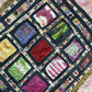 Orient Antikes Anatolisches Kelim Fragment Tuch 44x37 cm