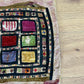 Orient Antikes Anatolisches Kelim Fragment Tuch 44x37 cm