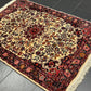 Handgeknüpfter Perser Teppich – Bidjar Rosen Korkwolle NeU 142X107CM