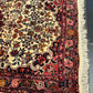 Handgeknüpfter Perser Teppich – Bidjar Rosen Korkwolle NeU 142X107CM