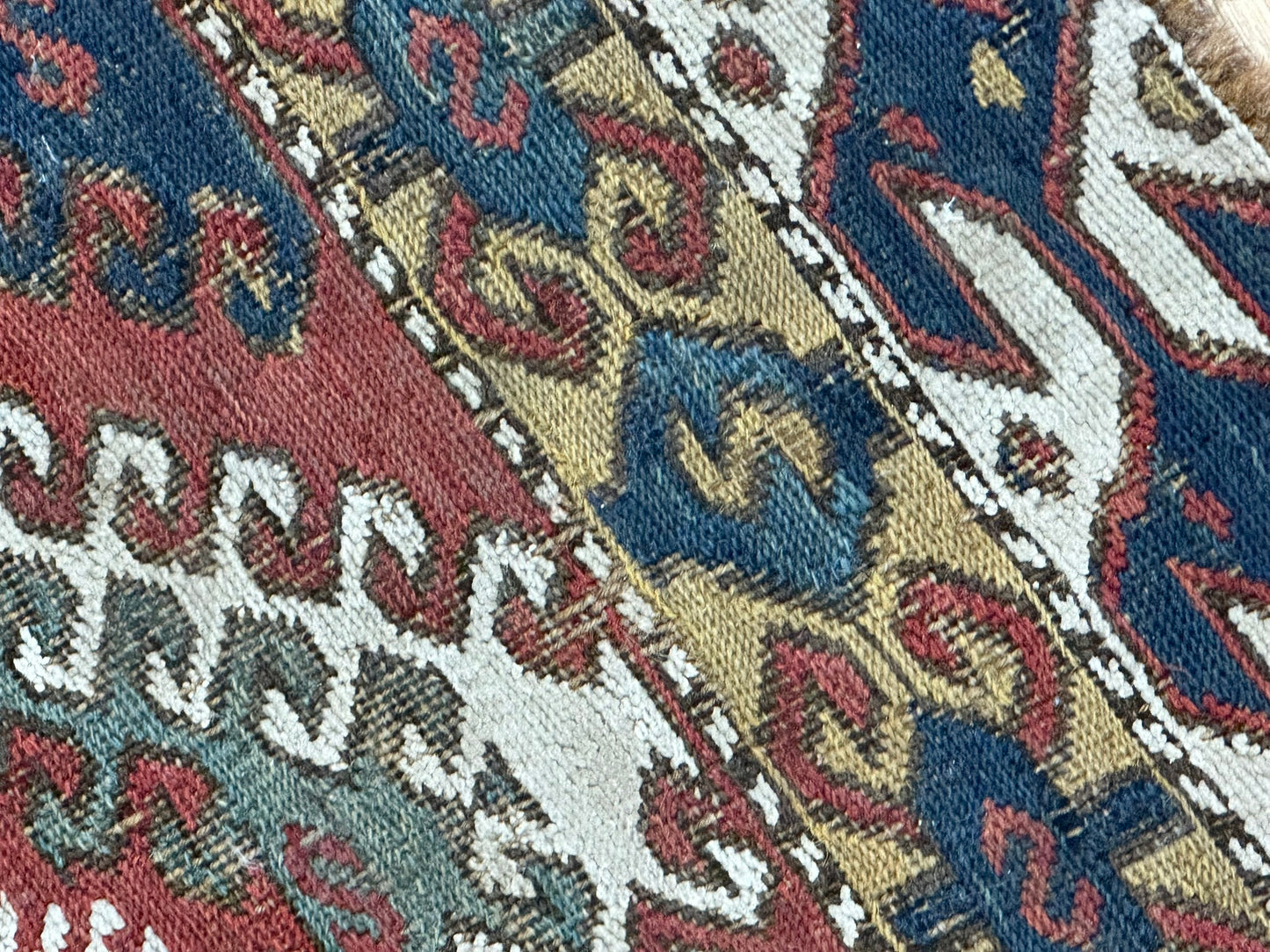 Orient Antikes Anatolisches Kelim Fragment Tasche 46x30 cm