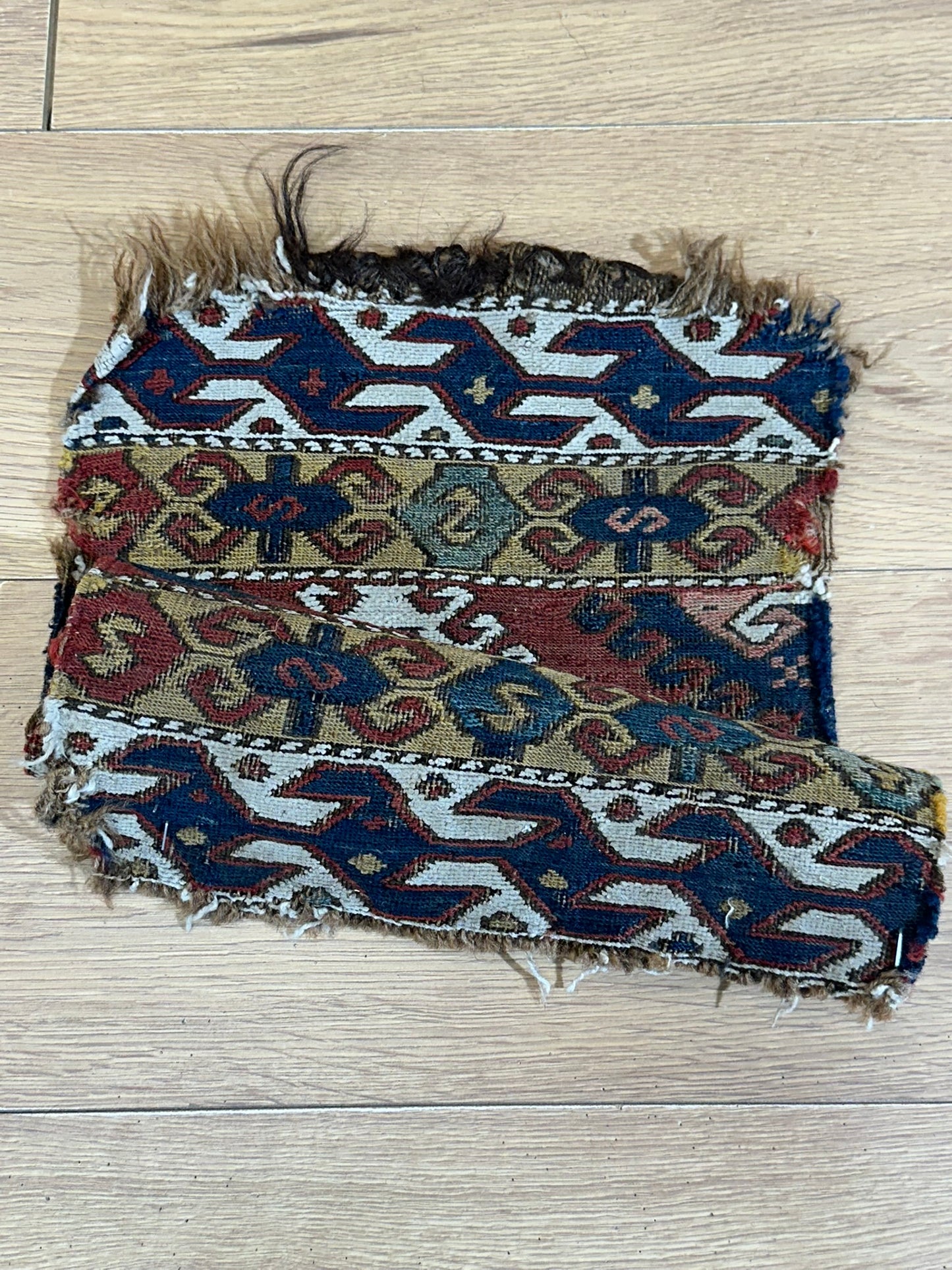 Orient Antikes Anatolisches Kelim Fragment Tasche 46x30 cm