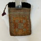 Orient Antike Osmanische Salz-Tasche Textil Handgestickt 17x11 cm