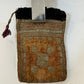 Orient Antike Osmanische Salz-Tasche Textil Handgestickt 17x11 cm