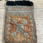Orient Antike Osmanische Salz-Tasche Textil Handgestickt 17x11 cm
