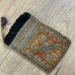 Orient Antike Osmanische Salz-Tasche Textil Handgestickt 17x11 cm