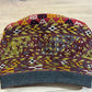 Orient Antike Anatolische Kelim Mütze Kappe Handgestickt 30x26 cm
