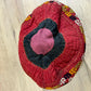 Orient Antike Anatolische Kelim Mütze Kappe Handgestickt 30x26 cm