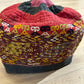 Orient Antike Anatolische Kelim Mütze Kappe Handgestickt 30x26 cm