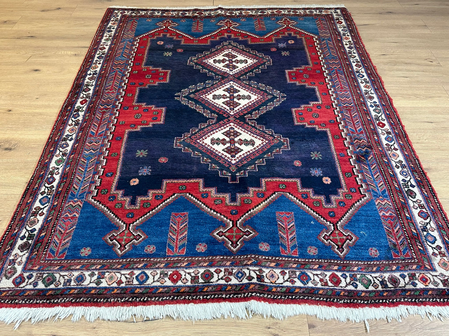 Orientteppich Handgeknüpft Afschari 213x156 cm