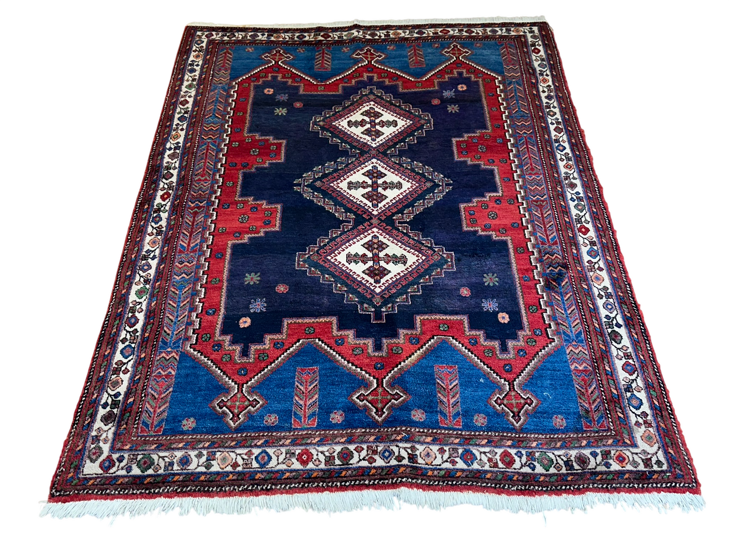 Orientteppich Handgeknüpft Afschari 213x156 cm