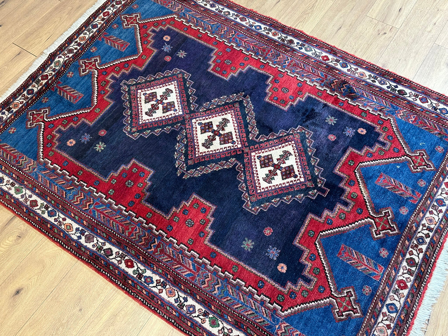 Orientteppich Handgeknüpft Afschari 213x156 cm