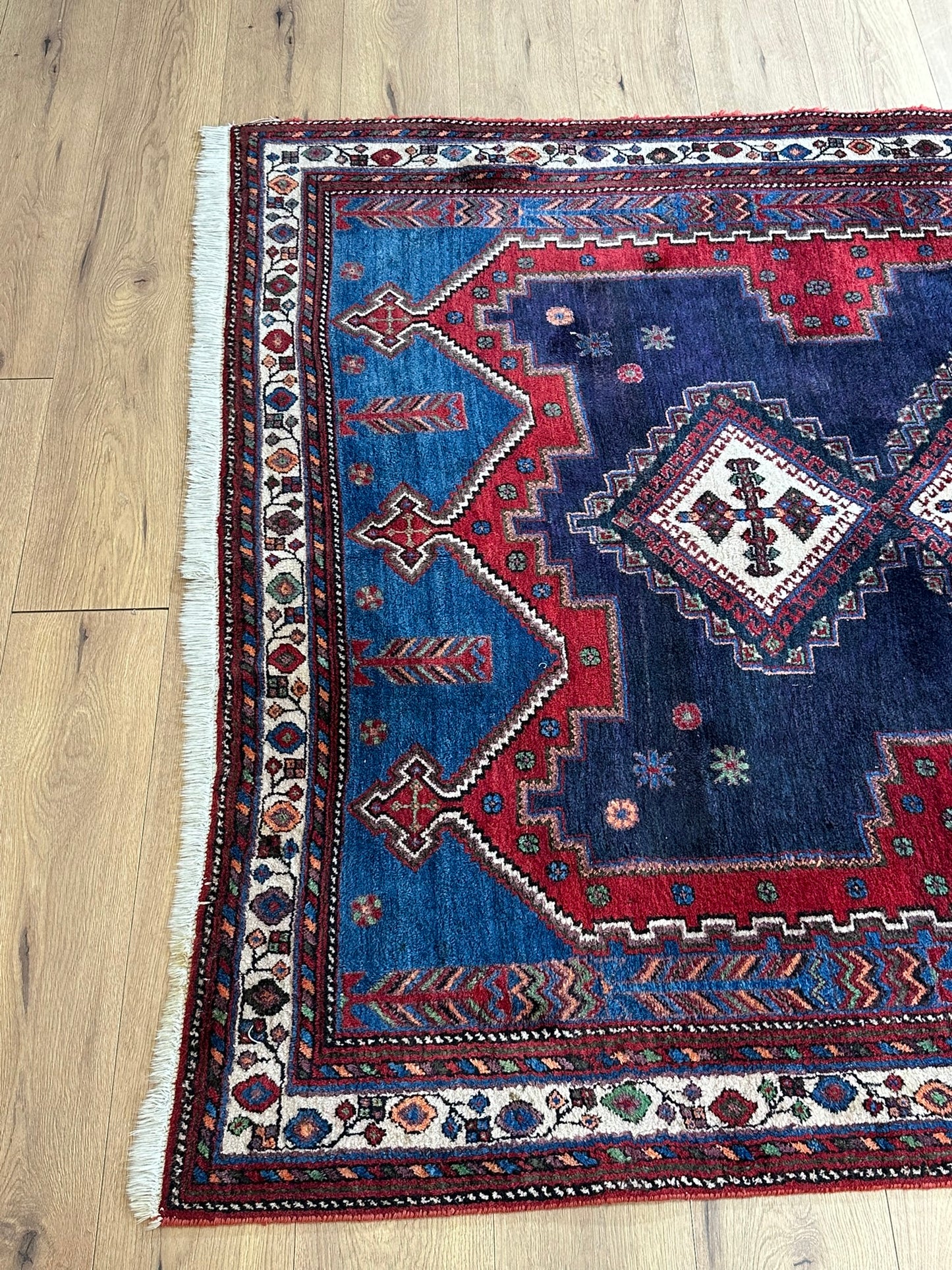 Orientteppich Handgeknüpft Afschari 213x156 cm