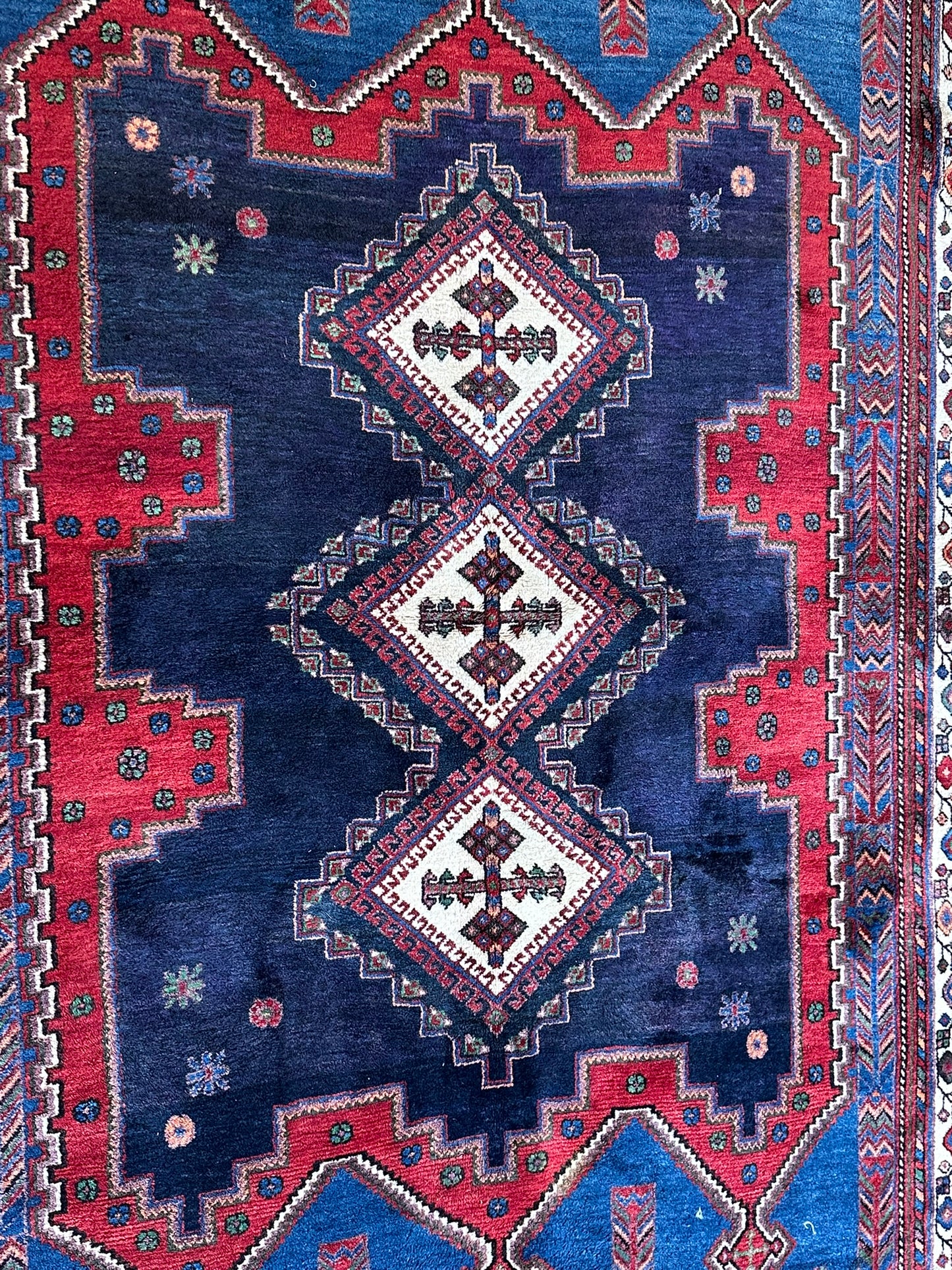 Orientteppich Handgeknüpft Afschari 213x156 cm