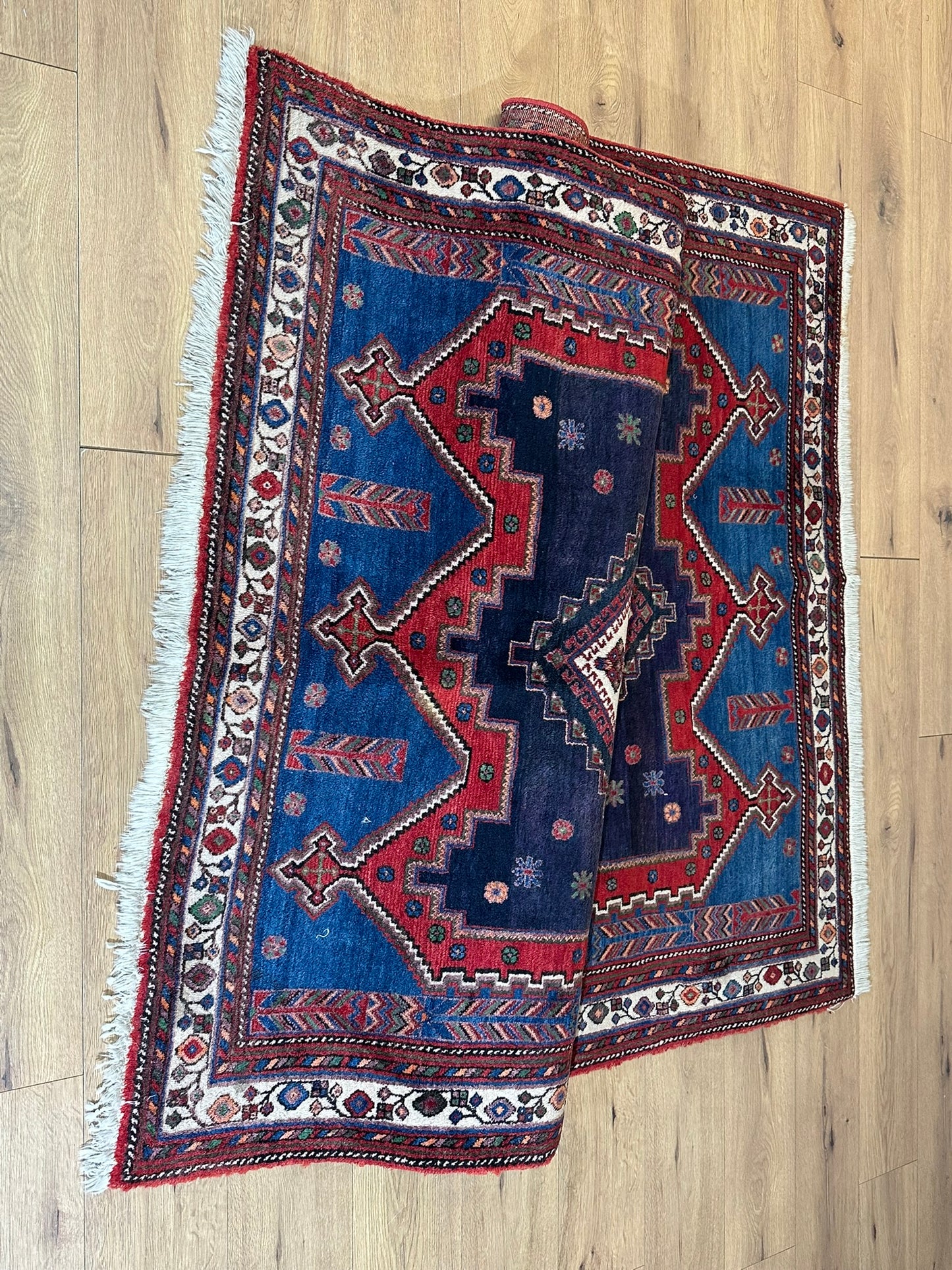 Orientteppich Handgeknüpft Afschari 213x156 cm